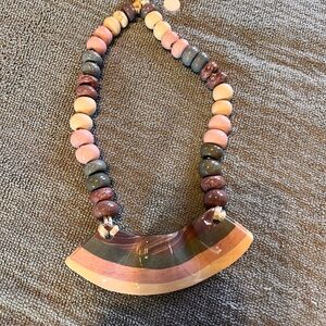 Ceramic/ Terracotta Multicolor Beaded Necklace